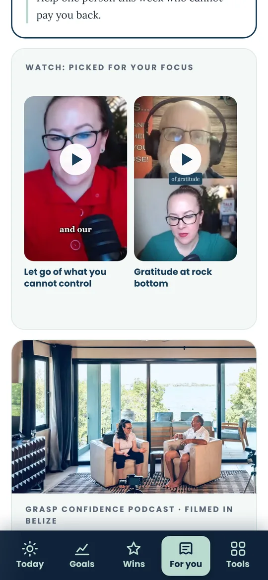 Video coaching picked for you